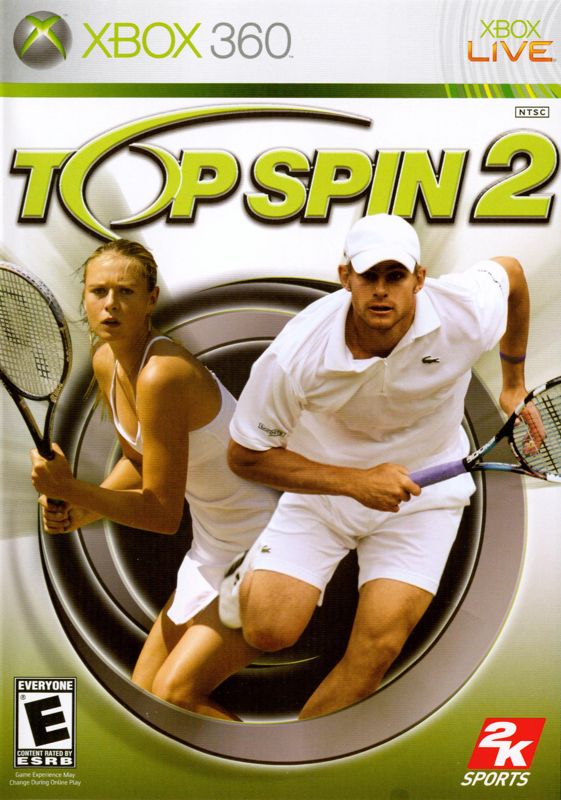 Top Spin 2 box art for Xbox 360